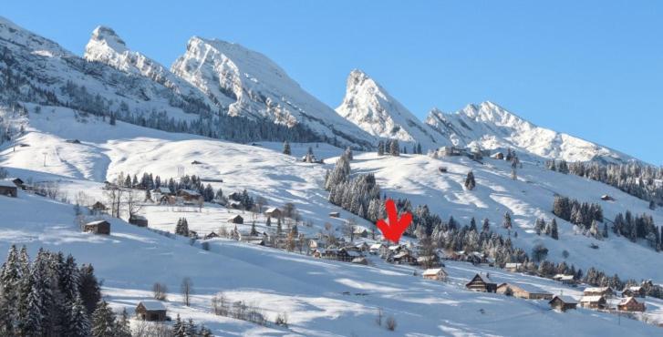 Beautiful Chalet On The Piste In Swiss Alps Alt St. Johann Eksteriør billede